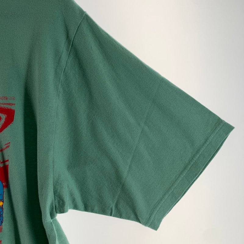 【中古美品】【メンズ】 HYSTERIC GLAMOUR ヒステリック グラマー トップス 半袖 Tシャツ 無敵戦隊 タグ付 古着 140-260729-mh-22-fuzh サイズ：L カラー：ミントグリーン 万代Net店