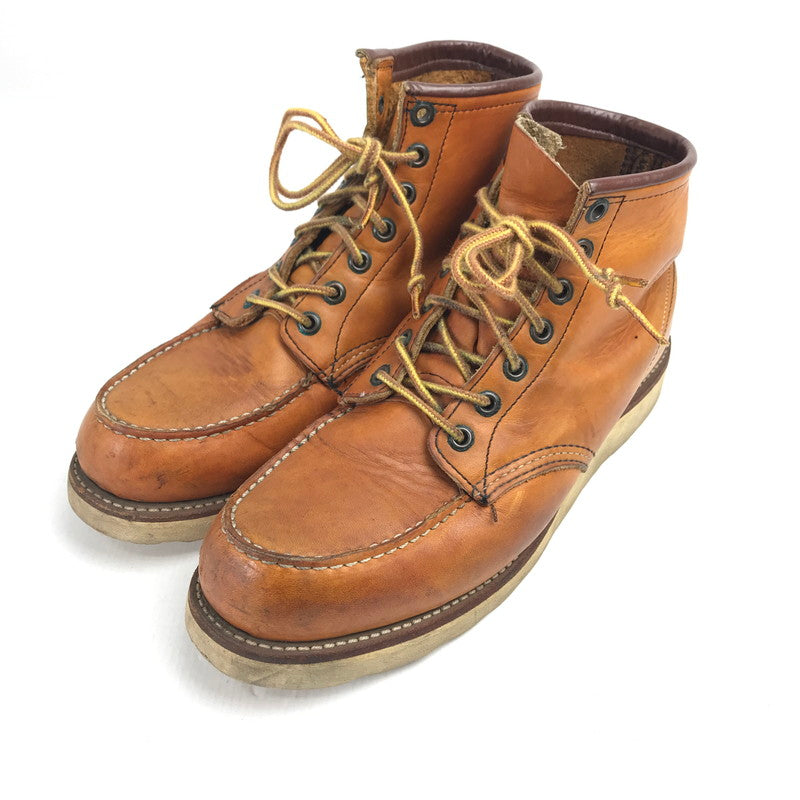 【中古品】【メンズ】 REDWING レッドウィング 8875 6INTH CLASSIC MOC TOEクラシックモックトゥー サイズ カラー BROWN SIZE:8.5 90年代 犬刻印 164-260721-ky-03-fuzh 万代Net店