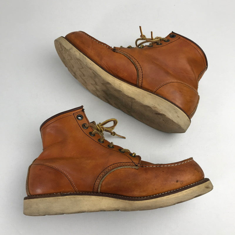 【中古品】【メンズ】 REDWING レッドウィング 8875 6INTH CLASSIC MOC TOEクラシックモックトゥー サイズ カラー BROWN SIZE:8.5 90年代 犬刻印 164-260721-ky-03-fuzh 万代Net店
