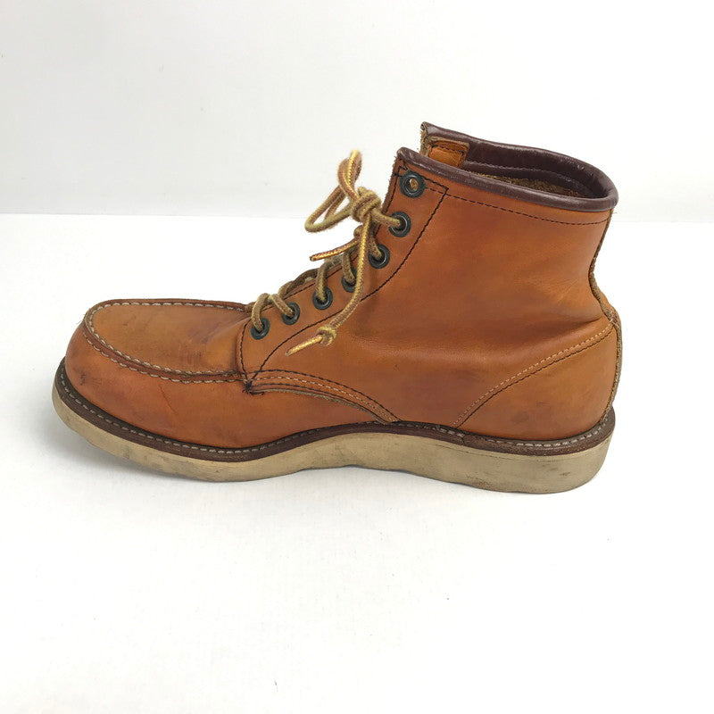 【中古品】【メンズ】 REDWING レッドウィング 8875 6INTH CLASSIC MOC TOEクラシックモックトゥー サイズ カラー BROWN SIZE:8.5 90年代 犬刻印 164-260721-ky-03-fuzh 万代Net店