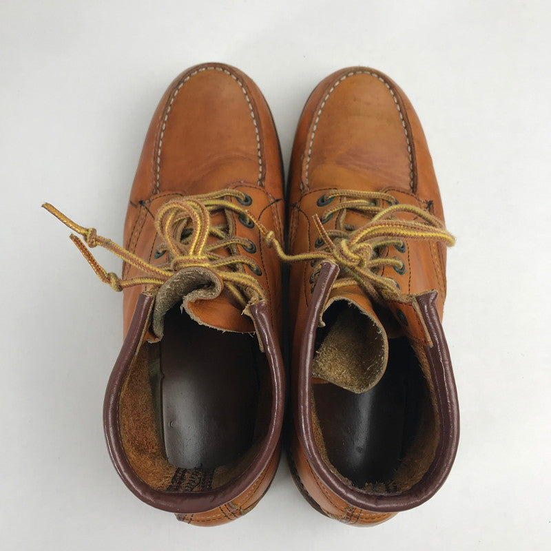 【中古品】【メンズ】 REDWING レッドウィング 8875 6INTH CLASSIC MOC TOEクラシックモックトゥー サイズ カラー BROWN SIZE:8.5 90年代 犬刻印 164-260721-ky-03-fuzh 万代Net店