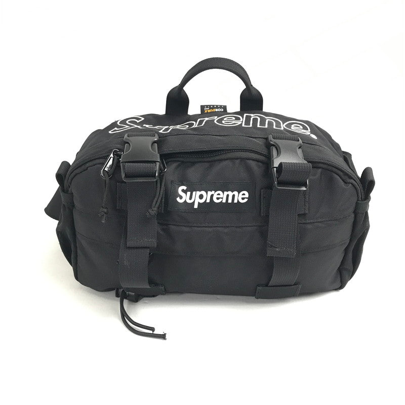 【中古品】【メンズ】 SUPREME シュプリーム 19AW WAIST BAG ウエスト バッグカラーBLACK カバン 188-260721-ky-05-fuzh 万代Net店