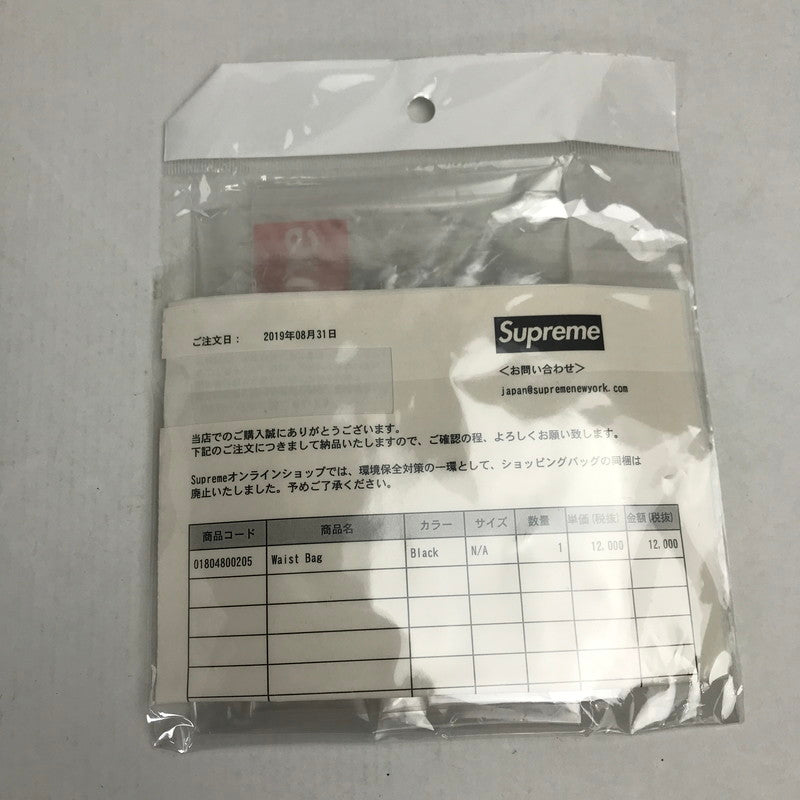 【中古品】【メンズ】 SUPREME シュプリーム 19AW WAIST BAG ウエスト バッグカラーBLACK カバン 188-260721-ky-05-fuzh 万代Net店