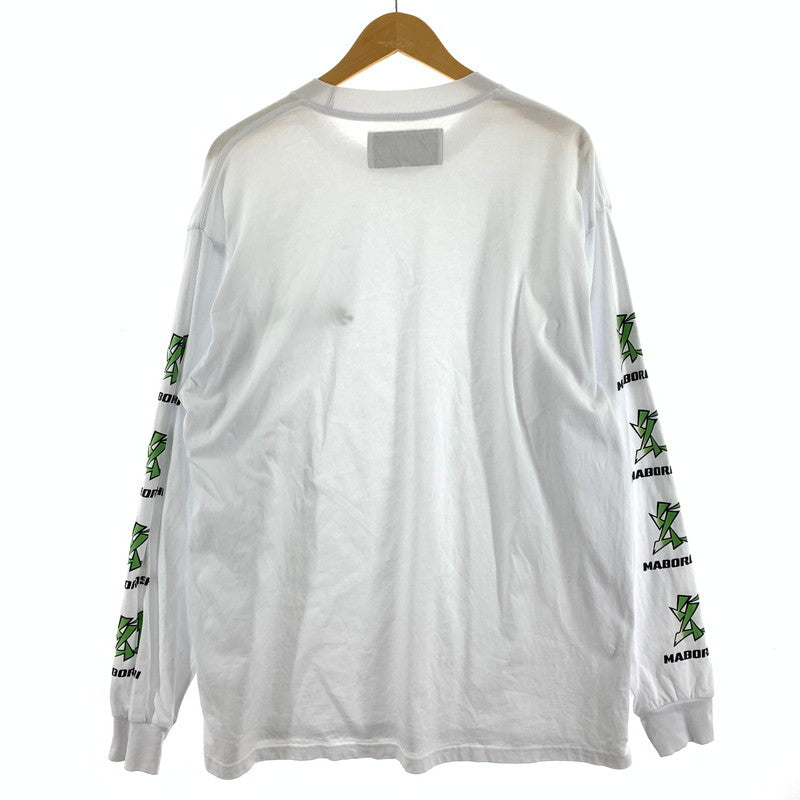 【中古品】【メンズ】 SHIDEN シデン 長袖Tシャツ WHITE/SIZE:S/MABOROSHI ※使用感有 140-260917-io-23-fuzh カラー：ホワイト 万代Net店
