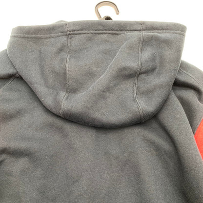 【中古品】【メンズ】 NIKE ナイキ JUMPMAN PARKA ジャンプマン パーカー フーディー BLACK.RED SIZE:L 467638-010 ボタン ※毛玉・使用感・タグに汚れあり 148-260815-io-05-fuzh カラー：ブラックレッド 万代Net店