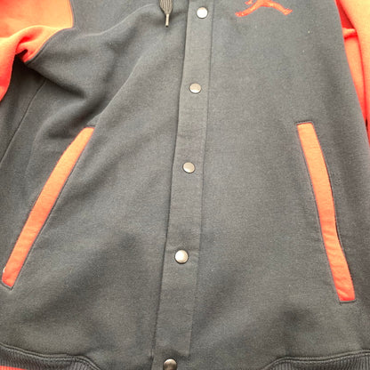 【中古品】【メンズ】 NIKE ナイキ JUMPMAN PARKA ジャンプマン パーカー フーディー BLACK.RED SIZE:L 467638-010 ボタン ※毛玉・使用感・タグに汚れあり 148-260815-io-05-fuzh カラー：ブラックレッド 万代Net店