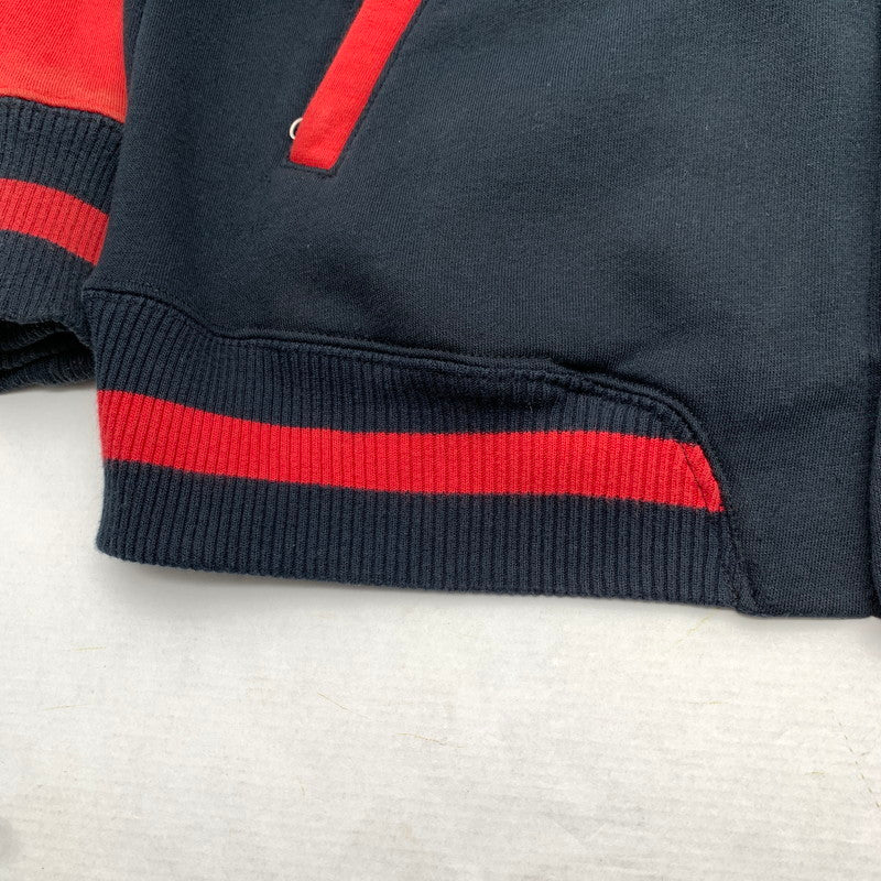 【中古品】【メンズ】 NIKE ナイキ JUMPMAN PARKA ジャンプマン パーカー フーディー BLACK.RED SIZE:L 467638-010 ボタン ※毛玉・使用感・タグに汚れあり 148-260815-io-05-fuzh カラー：ブラックレッド 万代Net店