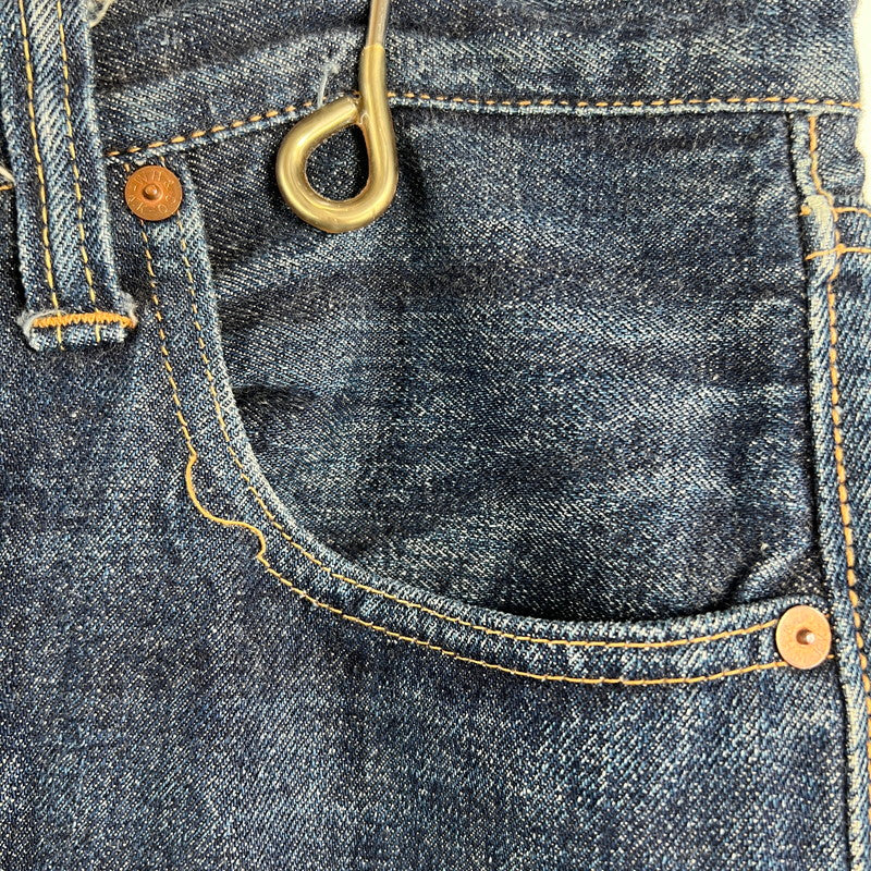 【中古品】【メンズ】 WAREHOUSE ＆CO DUCK DIGGER DENIM PANTS ウエアハウス アンド コー ダックディガー デニムパンツ 156-260818-ny-07-fuzh サイズ：30 カラー：ネイビー 万代Net店