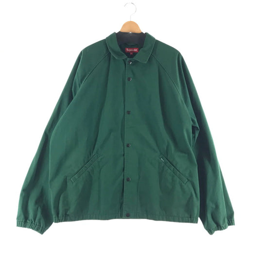 【中古品】【メンズ】 SUPREME×ANTIHERO シュプリーム × アンタイヒーロー SNAP FRONT TWILL JACKET スナップ フロント ツイル ジャケット カラーGREEN SIZE:XL 149-260721-ky-11-fuzh 万代Net店