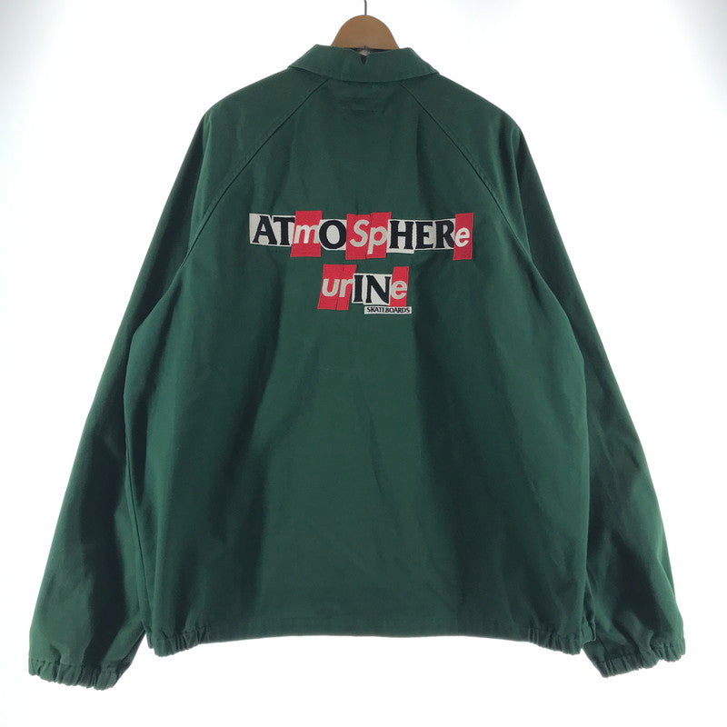 【中古品】【メンズ】 SUPREME×ANTIHERO シュプリーム × アンタイヒーロー SNAP FRONT TWILL JACKET スナップ フロント ツイル ジャケット カラーGREEN SIZE:XL 149-260721-ky-11-fuzh 万代Net店
