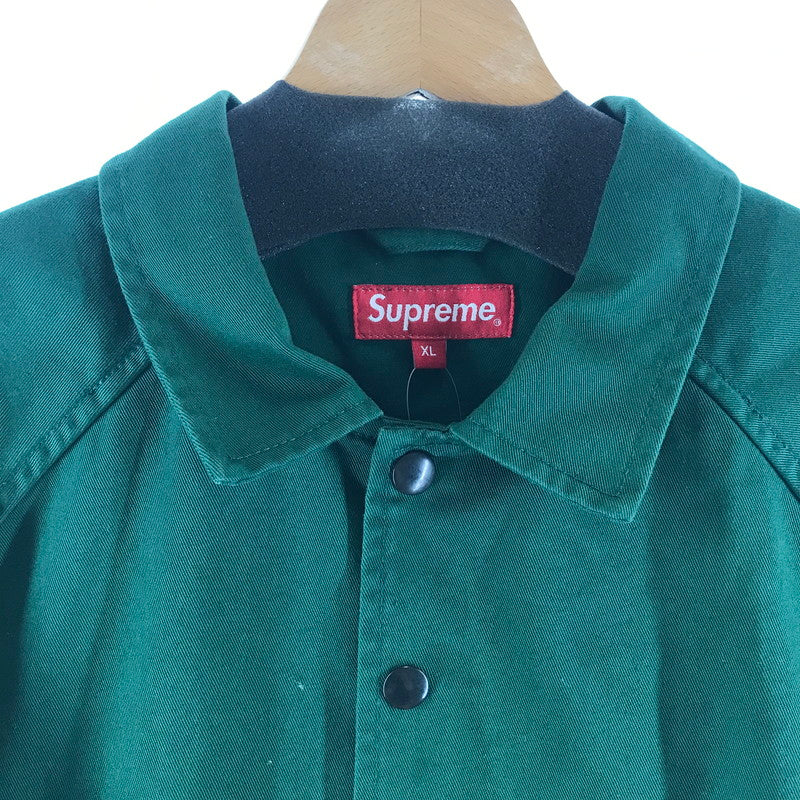 【中古品】【メンズ】 SUPREME×ANTIHERO シュプリーム × アンタイヒーロー SNAP FRONT TWILL JACKET スナップ フロント ツイル ジャケット カラーGREEN SIZE:XL 149-260721-ky-11-fuzh 万代Net店