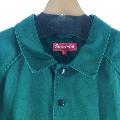 【中古品】【メンズ】 SUPREME×ANTIHERO シュプリーム × アンタイヒーロー SNAP FRONT TWILL JACKET スナップ フロント ツイル ジャケット カラーGREEN SIZE:XL 149-260721-ky-11-fuzh 万代Net店