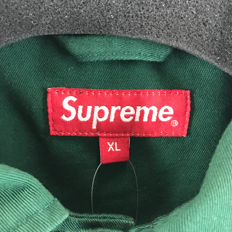 【中古品】【メンズ】 SUPREME×ANTIHERO シュプリーム × アンタイヒーロー SNAP FRONT TWILL JACKET スナップ フロント ツイル ジャケット カラーGREEN SIZE:XL 149-260721-ky-11-fuzh 万代Net店