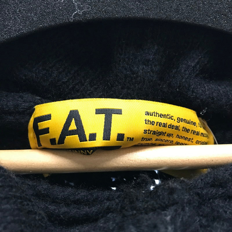 【中古品】【メンズ】 FAT エフエーティー ニット カラーBLACK SIZE:SKINNY F32420-KN06-AB フード付 142-260721-ky-10-fuzh 万代Net店