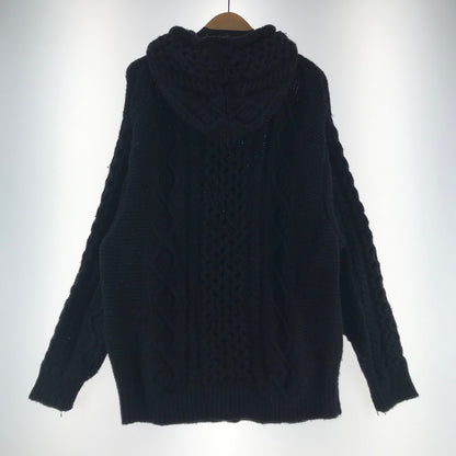 【中古品】【メンズ】 FAT エフエーティー ニット カラーBLACK SIZE:SKINNY F32420-KN06-AB フード付 142-260721-ky-10-fuzh 万代Net店
