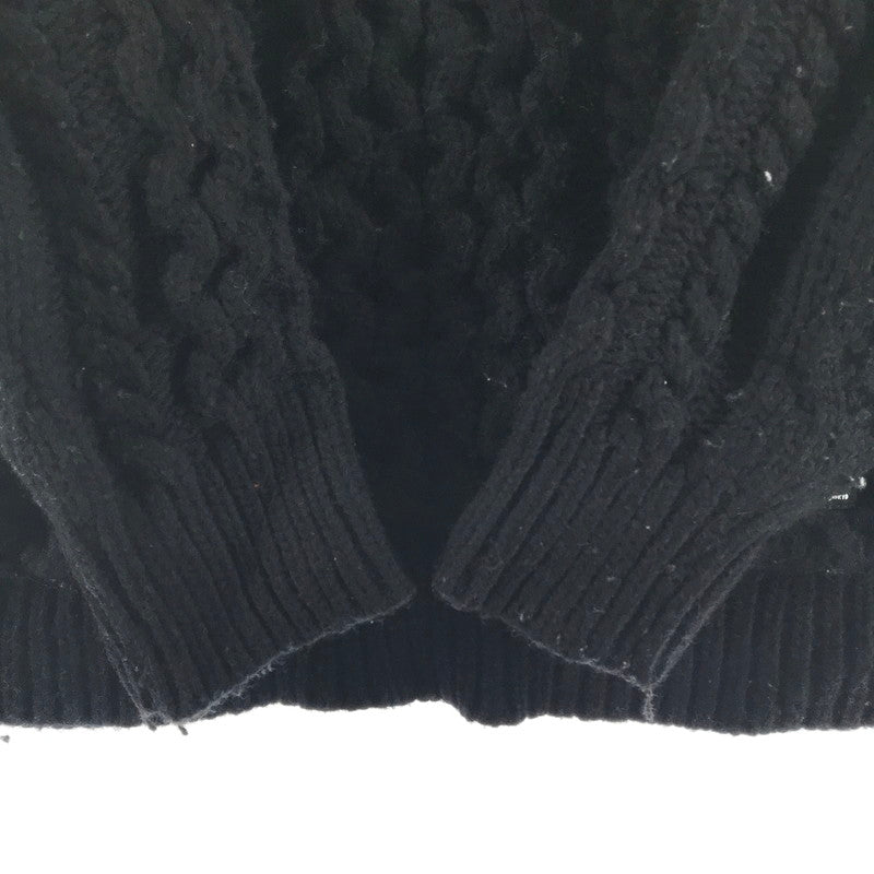 【中古品】【メンズ】 FAT エフエーティー ニット カラーBLACK SIZE:SKINNY F32420-KN06-AB フード付 142-260721-ky-10-fuzh 万代Net店
