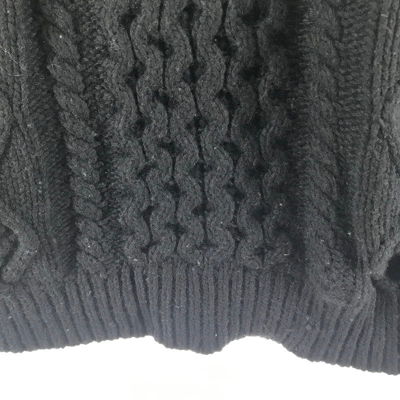 【中古品】【メンズ】 FAT エフエーティー ニット カラーBLACK SIZE:SKINNY F32420-KN06-AB フード付 142-260721-ky-10-fuzh 万代Net店