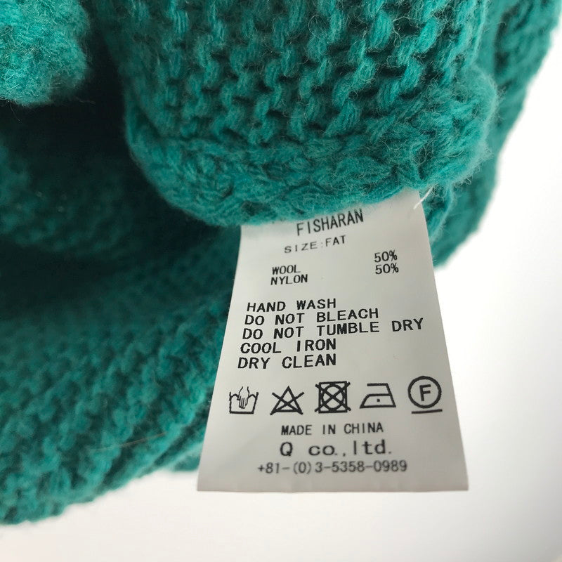 【中古品】【メンズ】 FAT エフエイティー ニット カラーGREEN SIZE:FAT F32420-KN05-AB 142-260721-ky-09-fuzh 万代Net店