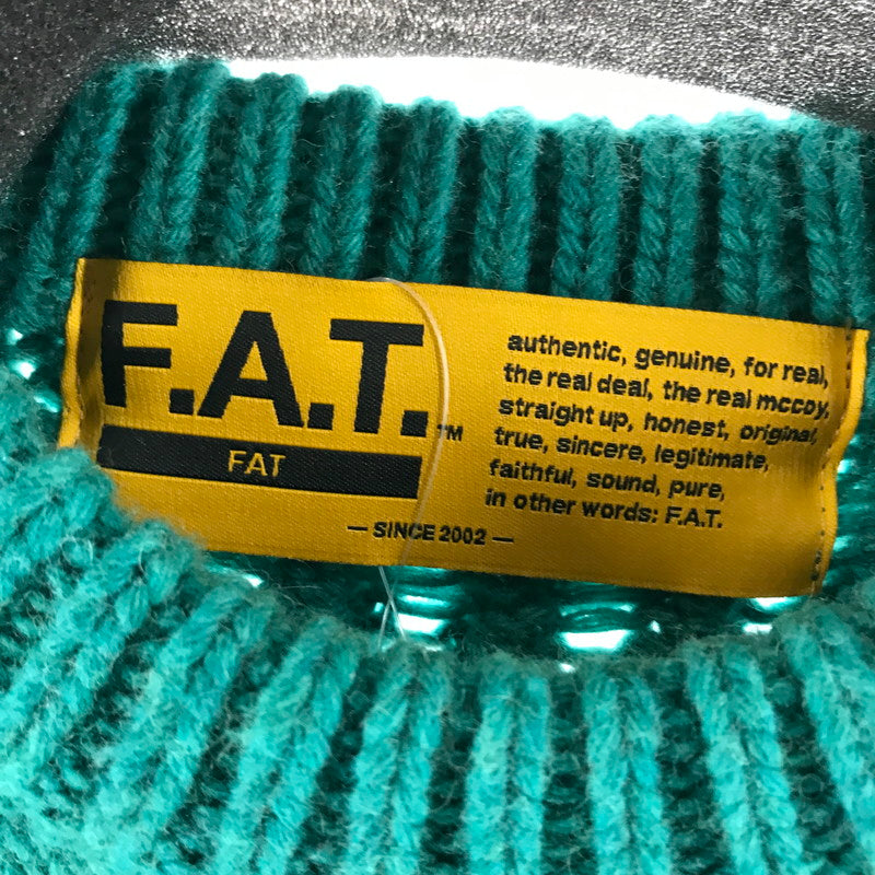 【中古品】【メンズ】 FAT エフエイティー ニット カラーGREEN SIZE:FAT F32420-KN05-AB 142-260721-ky-09-fuzh 万代Net店
