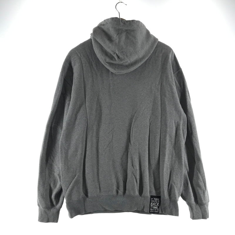 【中古品】【メンズ】 BACK CHANNEL バックチャネル パーカー カラーGRAY SIZE:L ワンポイント 142-260721-ky-06-fuzh 万代Net店