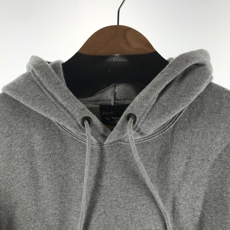 【中古品】【メンズ】 BACK CHANNEL バックチャネル パーカー カラーGRAY SIZE:L ワンポイント 142-260721-ky-06-fuzh 万代Net店