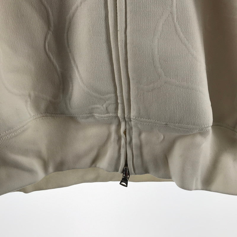 【中古品】【メンズ】 A BATHING APE アベイシングエイプ LINE CAMO QUILTED SHARK RELAXED FIT FZ HOODIE シャークリラックスフィット フルジップ フーディ カラーWHITE SIZE:L　 142-260721-ky-07-fuzh 万代Net店