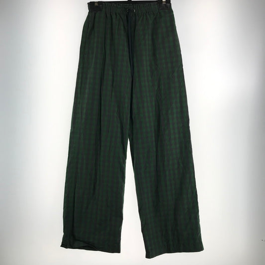 【中古品】【メンズ】 BLAMINK ブラミンク ナイロン パンツ チェック ボトムス 古着 151-260729-mh-09-fuzh サイズ：36 カラー：グリーン チェック 万代Net店