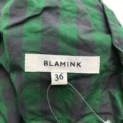 【中古品】【メンズ】 BLAMINK ブラミンク ナイロン パンツ チェック ボトムス 古着 151-260729-mh-09-fuzh サイズ：36 カラー：グリーン チェック 万代Net店