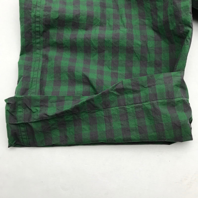 【中古品】【メンズ】 BLAMINK ブラミンク ナイロン パンツ チェック ボトムス 古着 151-260729-mh-09-fuzh サイズ：36 カラー：グリーン チェック 万代Net店