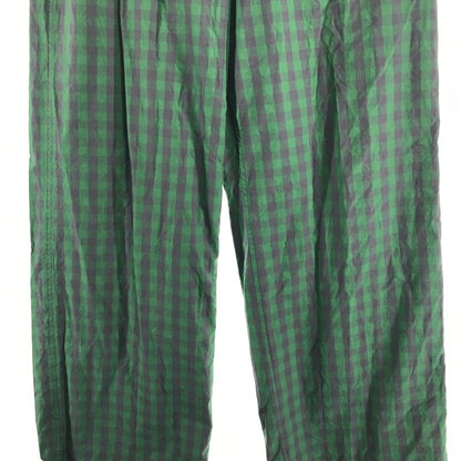 【中古品】【メンズ】 BLAMINK ブラミンク ナイロン パンツ チェック ボトムス 古着 151-260729-mh-09-fuzh サイズ：36 カラー：グリーン チェック 万代Net店