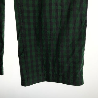 【中古品】【メンズ】 BLAMINK ブラミンク ナイロン パンツ チェック ボトムス 古着 151-260729-mh-09-fuzh サイズ：36 カラー：グリーン チェック 万代Net店