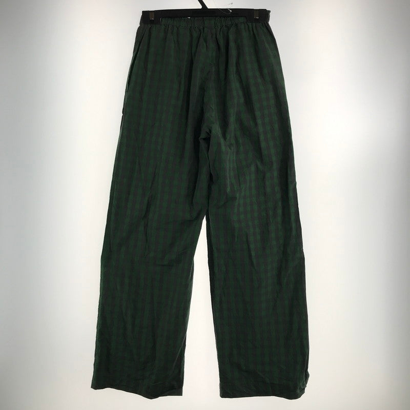 【中古品】【メンズ】 BLAMINK ブラミンク ナイロン パンツ チェック ボトムス 古着 151-260729-mh-09-fuzh サイズ：36 カラー：グリーン チェック 万代Net店