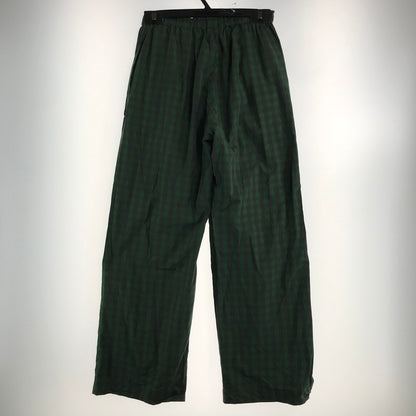 【中古品】【メンズ】 BLAMINK ブラミンク ナイロン パンツ チェック ボトムス 古着 151-260729-mh-09-fuzh サイズ：36 カラー：グリーン チェック 万代Net店