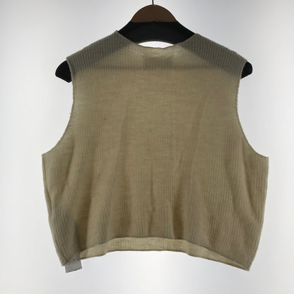 【中古品】【レディース】 MAISON MARGIELA メゾンマルジェラ S50HA1065 KNIT BEST ニットベストカラーCREAM SIZE:S 168-260721-ky-08-fuzh 万代Net店