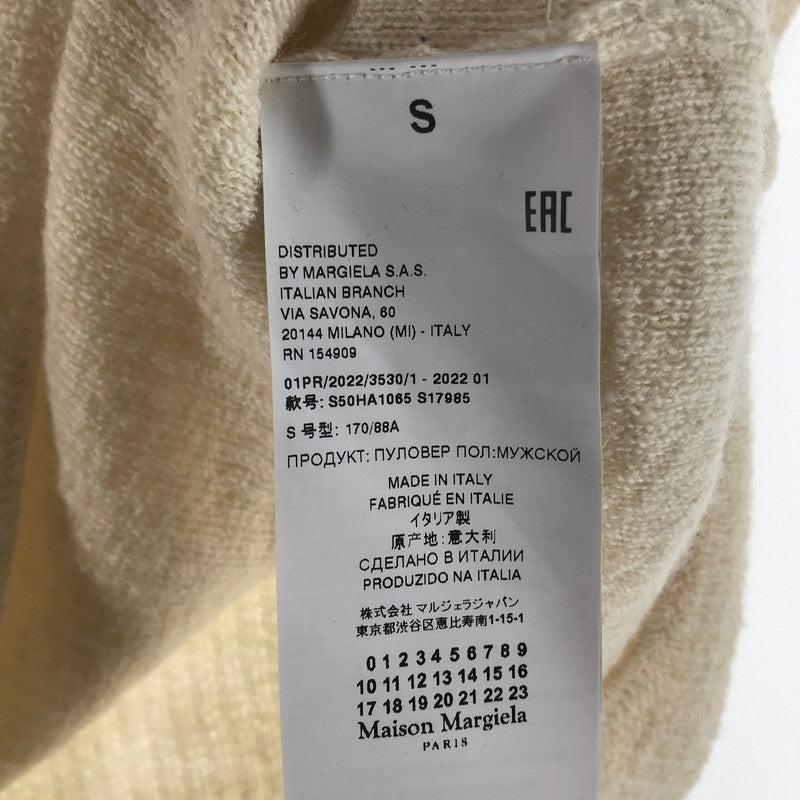 【中古品】【レディース】 MAISON MARGIELA メゾンマルジェラ S50HA1065 KNIT BEST ニットベストカラーCREAM SIZE:S 168-260721-ky-08-fuzh 万代Net店