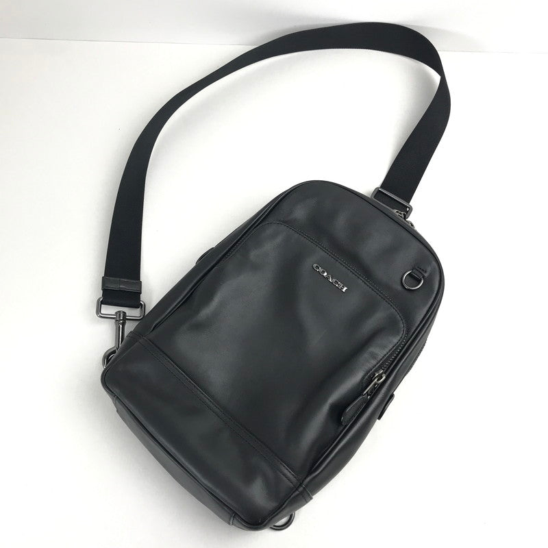【中古品】【メンズ】 COACH コーチ C2931 グラハムパック ボディ ショルダー バック カバン 180-260724-mh-02-fuzh カラー：ブラック 万代Net店