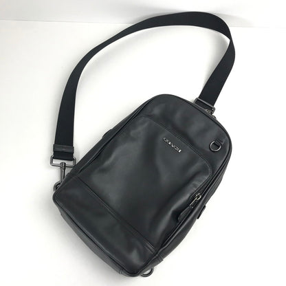 【中古品】【メンズ】 COACH コーチ C2931 グラハムパック ボディ ショルダー バック カバン 180-260724-mh-02-fuzh カラー：ブラック 万代Net店