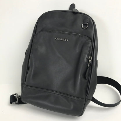 【中古品】【メンズ】 COACH コーチ C2931 グラハムパック ボディ ショルダー バック カバン 180-260724-mh-02-fuzh カラー：ブラック 万代Net店