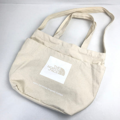 【中古品】【メンズ】 THE NORTH FACE ノースフェイス UTILITY TOTE BAG ユーティリティー トートバッグ ホワイトロゴ 2WAY バッグ カバン 188-260724-mh-03-fuzh カラー：アイボリー 万代Net店