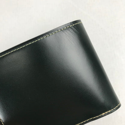 【中古品】【メンズ】 GANZO ガンゾ 小銭入れ付き 2つ折り 財布 コインポケット 200-260724-mh-04-fuzh カラー：ダークグリーン 万代Net店