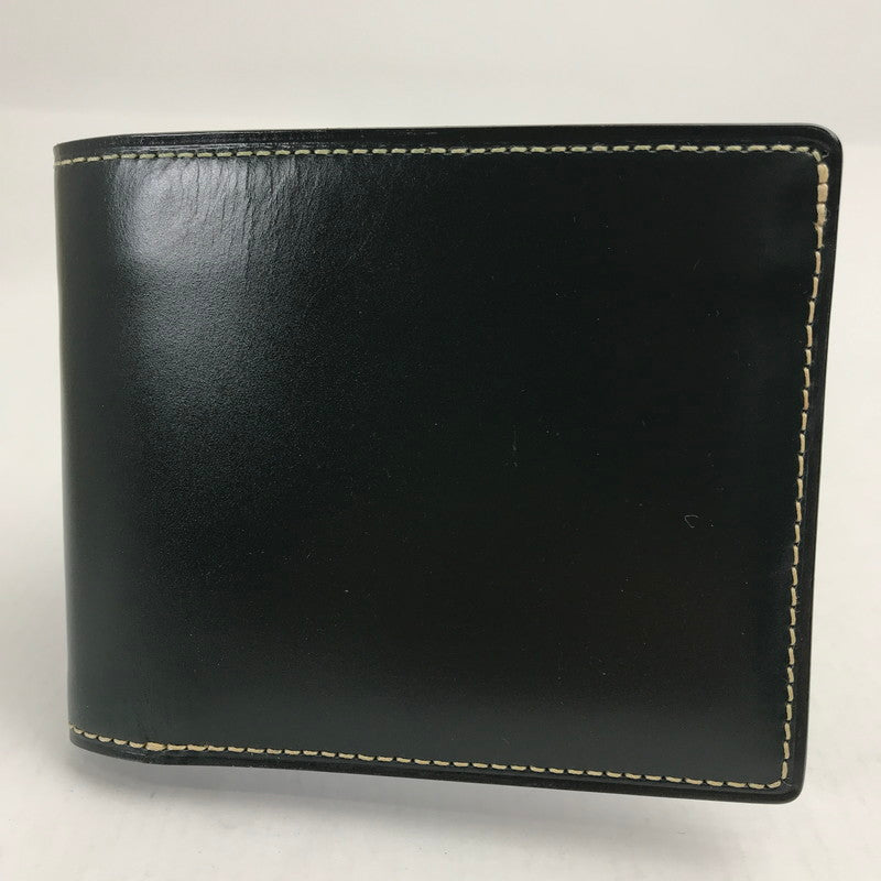 【中古品】【メンズ】 GANZO ガンゾ 小銭入れ付き 2つ折り 財布 コインポケット 200-260724-mh-04-fuzh カラー：ダークグリーン 万代Net店