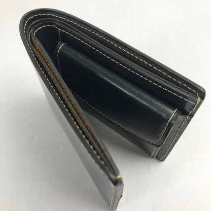 【中古品】【メンズ】 GANZO ガンゾ 小銭入れ付き 2つ折り 財布 コインポケット 200-260724-mh-04-fuzh カラー：ダークグリーン 万代Net店