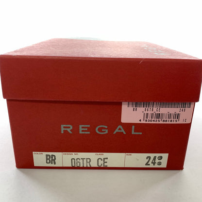 【中古品】【メンズ】 REGAL リーガル 06TR Uチップ ビジネスシューズ カラー BROWN SIZE:24.0cm 箱有 靴 164-260722-ky-01-fuzh 万代Net店