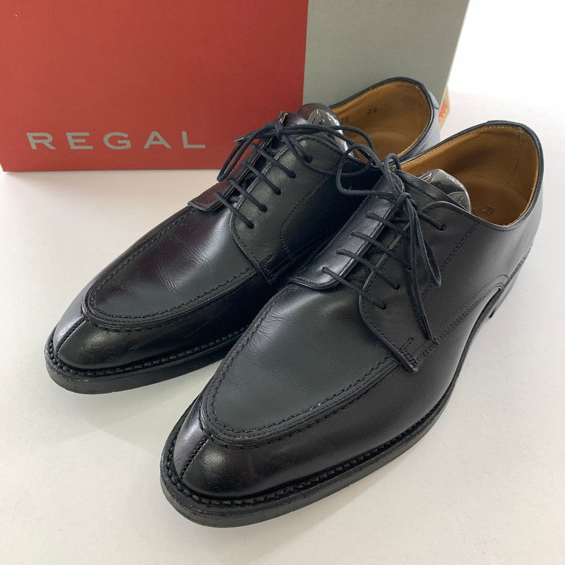 【中古品】【メンズ】 REGAL リーガル 06TR Uチップ ビジネスシューズ カラー BLK SIZE:24.0㎝ 箱付属 靴 164-260722-ky-02-fuzh 万代Net店