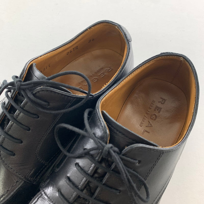 【中古品】【メンズ】 REGAL リーガル 06TR Uチップ ビジネスシューズ カラー BLK SIZE:24.0㎝ 箱付属 靴 164-260722-ky-02-fuzh 万代Net店