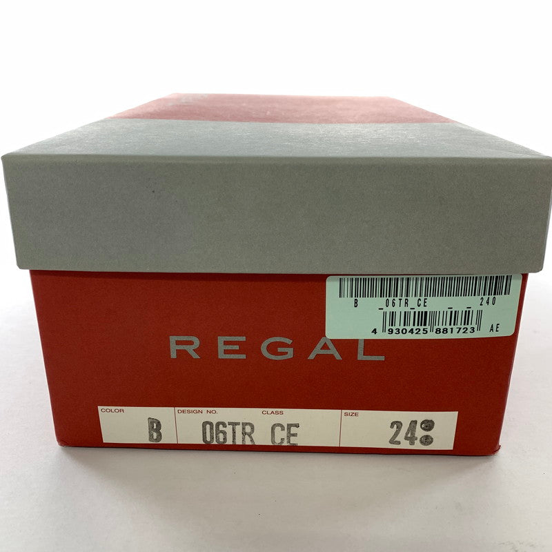 【中古品】【メンズ】 REGAL リーガル 06TR Uチップ ビジネスシューズ カラー BLK SIZE:24.0㎝ 箱付属 靴 164-260722-ky-02-fuzh 万代Net店