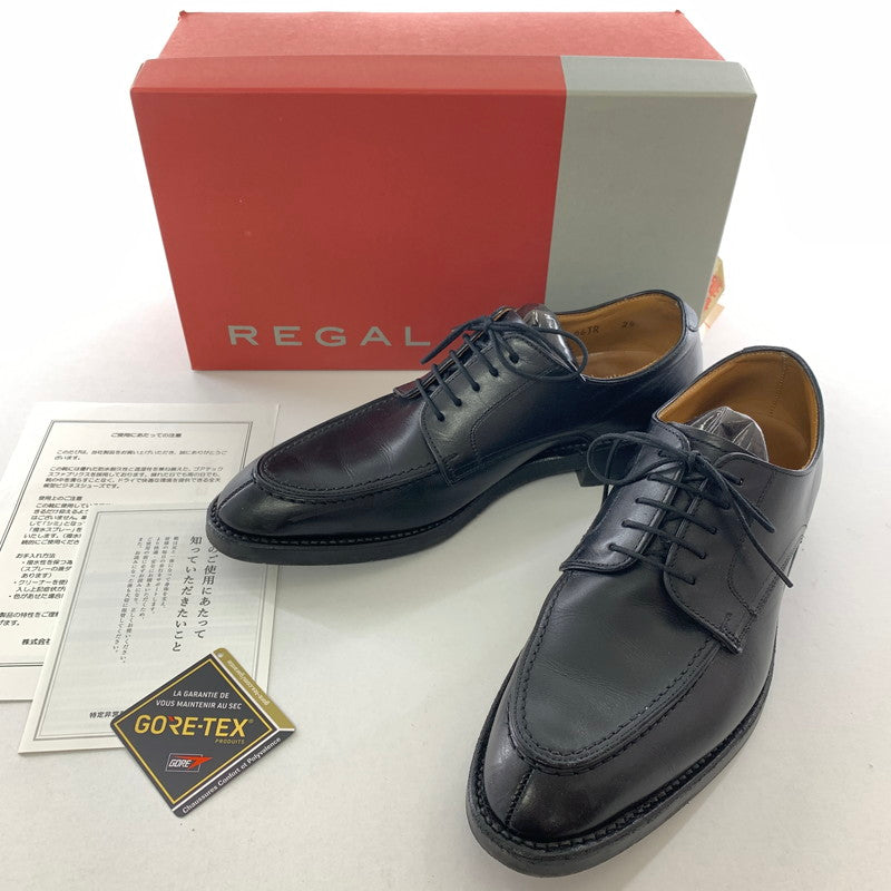【中古品】【メンズ】 REGAL リーガル 06TR Uチップ ビジネスシューズ カラー BLK SIZE:24.0㎝ 箱付属 靴 164-260722-ky-02-fuzh 万代Net店