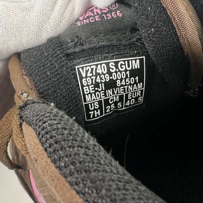 【中古品】【メンズ】 VANS バンズ V2740 S.GUM BRAVO BROWN.PINK SIZE:25.5cm シューレース有 スニーカー 靴 シューズ ※スレあり 162-260804-io-13-fuzh 万代Net店