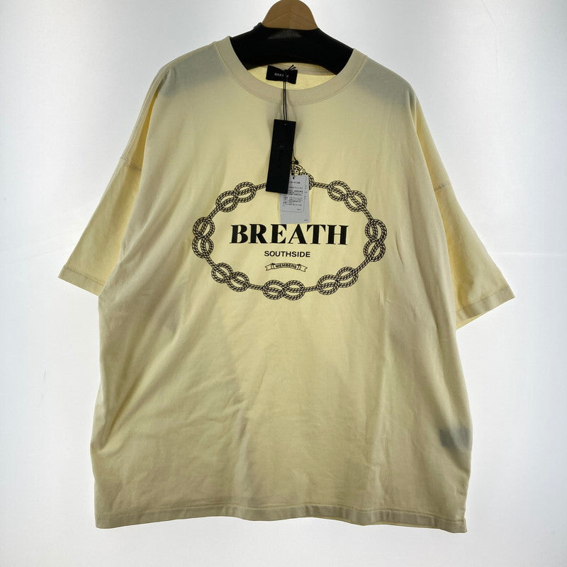 【中古品】【メンズ】 BREATH ブレス BR26SS-C5026 ROYAL LOGO SS TEE ロイヤルロゴ Tシャツ カラー CREAM SIZE:2XL タグ付 142-260724-ky-04-fuzh 万代Net店