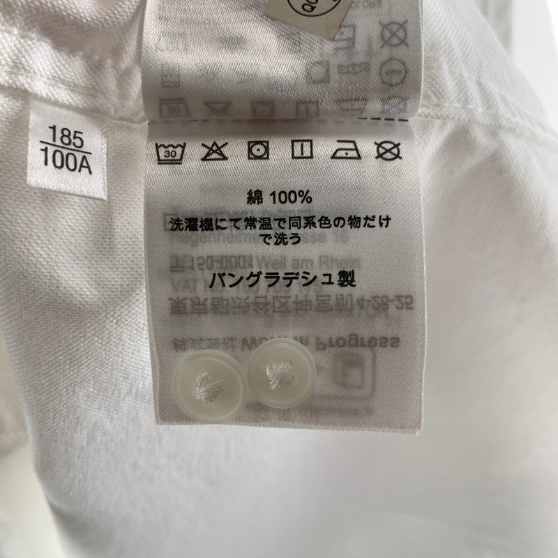 【中古美品】【メンズ】 CARHARTT カーハート I031454-25S WIP BRAXTON SS SHIRT ブラクストン シャツ タグ付 145-260723-ny-02-fuzh サイズ：XL カラー：ホワイト 万代Net店